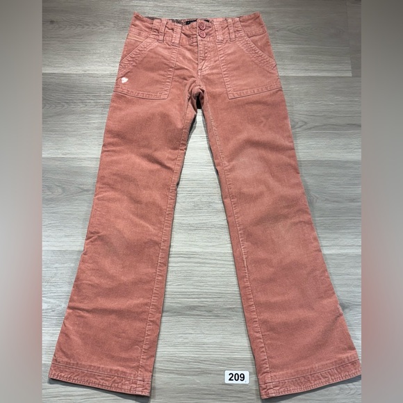 Sanctuary Women's Rust Wide Leg Jeans corduroy size W 25 - Picture 1 of 8